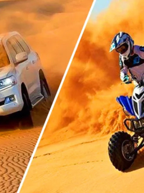 Dune Bashing in 4x4 Vehicles